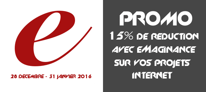 Bon Plan 15% réduction création site internet Nice