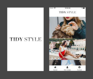 Tidy Style application iOS et Android