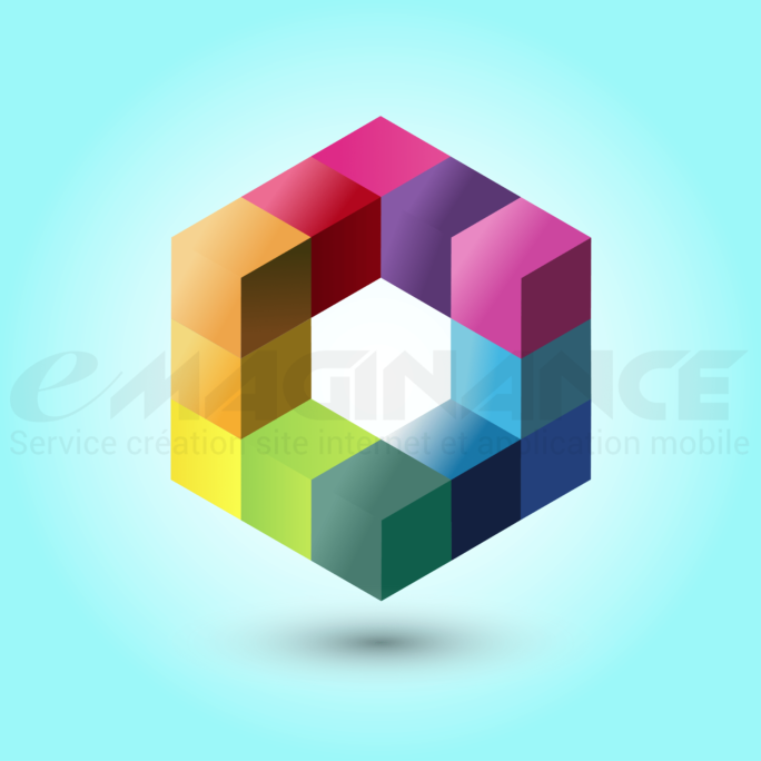 Cubes 3D Logo Design
