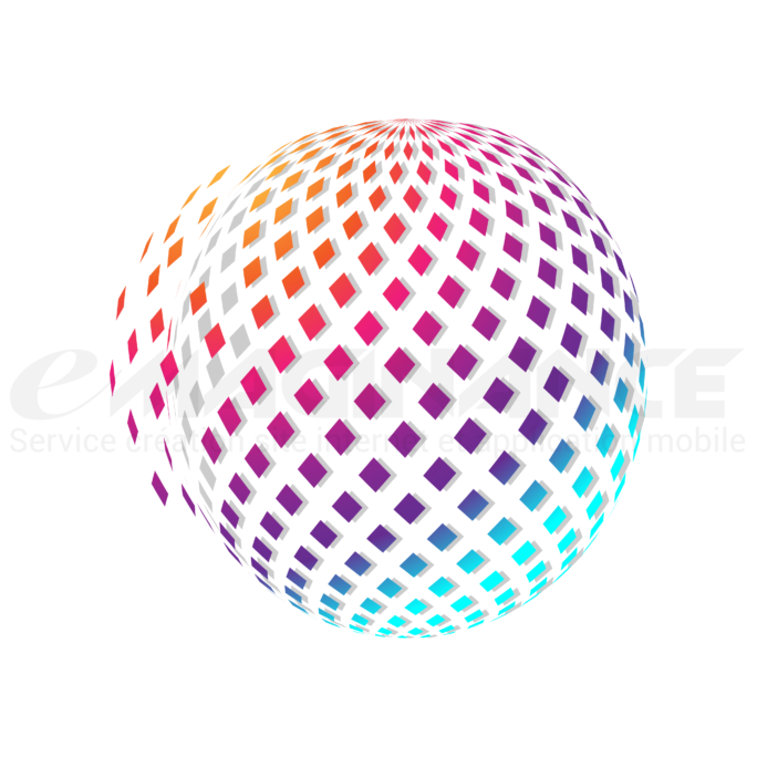 Globe Arc-en-ciel 3D Logo Design