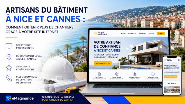Artisans du bâtiment Nice Cannes