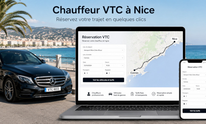 Chauffeur VTC à Nice