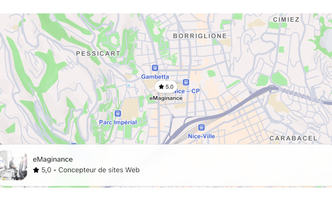 eMaginance localisation Nice