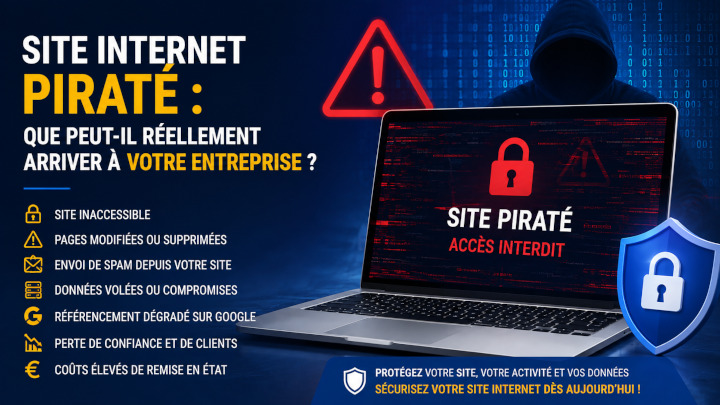 Site internet piraté, que faire ?